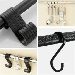 S Crochet En Métal Antirouille Crochet Forme S Pour Cuisine Salle De Bain Chambre à Coucher Bureau Et Jardin 2.7*7.5cm Fontainebleau 10Pcs Noir 9 S Crochet En Métal Antirouille Crochet Forme S Pour Cuisine Salle De Bain Chambre à Coucher Bureau Et Jardin 2.7*7.5cm Fontainebleau 10Pcs Noir -Treuil, cric, palan et accessoires Soldes Boutique 44813529 5