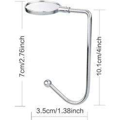 BRIDAY Crochet De Sac à Main Crochet En Métal Crochet De Suspension Pour Sac De Sécurité Clips De Poignée Pour Table (10) -Treuil, cric, palan et accessoires Soldes Boutique 44929273 5