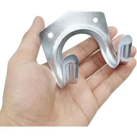 ALMI Crochet De Rangement 10 Pièces Crochet Porte-Outils En Métal Crochets A Montage Mural Pour Outils De Jardin Atelier Balcon Garage Toilette 2 ALMI Crochet De Rangement 10 Pièces Crochet Porte-Outils En Métal Crochets A Montage Mural Pour Outils De Jardin Atelier Balcon Garage Toilette – Image 2