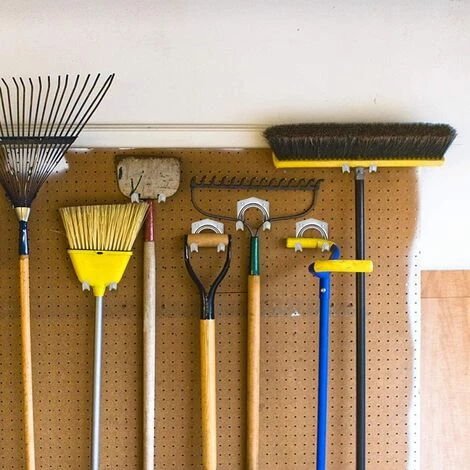 ALMI Crochet De Rangement 10 Pièces Crochet Porte-Outils En Métal Crochets A Montage Mural Pour Outils De Jardin Atelier Balcon Garage Toilette 3 ALMI Crochet De Rangement 10 Pièces Crochet Porte-Outils En Métal Crochets A Montage Mural Pour Outils De Jardin Atelier Balcon Garage Toilette – Image 3