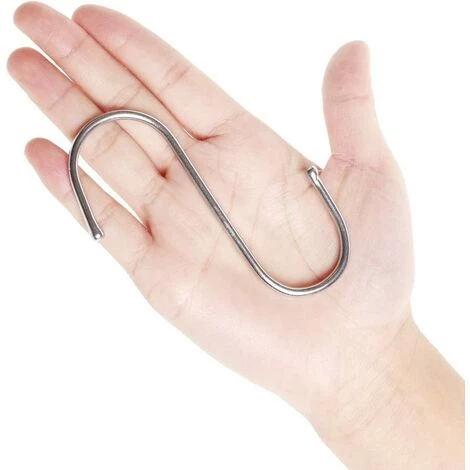 Crochets En S Inox, 9cm Petit Crochet De Suspension Crochet Multifonctions ,Irisfr(10pcs) 2 Crochets En S Inox, 9cm Petit Crochet De Suspension Crochet Multifonctions ,Irisfr(10pcs) – Image 2