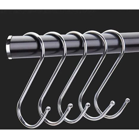 Crochets En S Inox, 9cm Petit Crochet De Suspension Crochet Multifonctions ,Irisfr(10pcs) 4 Crochets En S Inox, 9cm Petit Crochet De Suspension Crochet Multifonctions ,Irisfr(10pcs) – Image 4