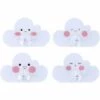 Kueatily 4 Crochets Muraux Mignons En Nuage (motif Aléatoire)