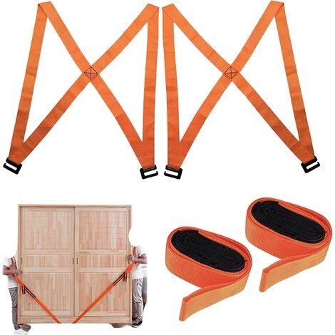 Sangle Déménagement, Sangle De Levage, Aide Au Déménagement Pour Piano Et Transporter Meuble, (2 Harnais + 2 Sangles), Pour 2 Personnes, Kit Déménageur,Starlight 1 Sangle Déménagement, Sangle De Levage, Aide Au Déménagement Pour Piano Et Transporter Meuble, (2 Harnais + 2 Sangles), Pour 2 Personnes, Kit Déménageur,Starlight