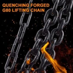 Palan à Chaîne Manuel DEWINNER 1T Avec Crochet Robuste, Hauteur De Levage 3M, Rouge - Rouge -Treuil, cric, palan et accessoires Soldes Boutique 48679200 5