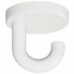 Crochet Simple 477.90.040 Sous Tête.40mm PA 90 Noir Profond H.40mm D.40mm HEWI