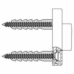 HEWI Matériel De Fixation Fermeture Rosace Pour Poignées De Maintien