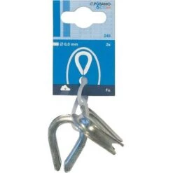 POSAMO Viroles Acier Galva 3mm A 2Stck. (Par 10)