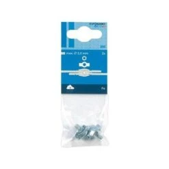 POSAMO Bornes Simplex Stahl-Galv.2mm A 2Stck. (Par 10)