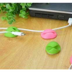 KARTOKNER Lot De 10 Pinces De Câble, Gestion Des Câbles, Serre-câbles Pour Bureau (Vert) -Treuil, cric, palan et accessoires Soldes Boutique 49196368 5