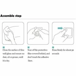 SUPERMARKET Crochets Adhésif Crochet Mural Acier Inoxydable Porte Serviettes Pour Cuisine Salle De Bain 8 Pièces, Superma -Treuil, cric, palan et accessoires Soldes Boutique 49196687 4