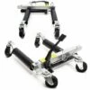 WILTEC Paire Chariots Déplacement 2x Crics Go Jack Hydraulique 680kg Pce Chrage Jusqu'à 30cm Largeur Pneu