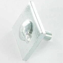 VIS EXPRESS PLAQUETTE 40X32X5 TRCC JAPY TETE RONDE COLLET CARRE 8X25 ACIER ZING BLANC | Conditionnement: Unitaire