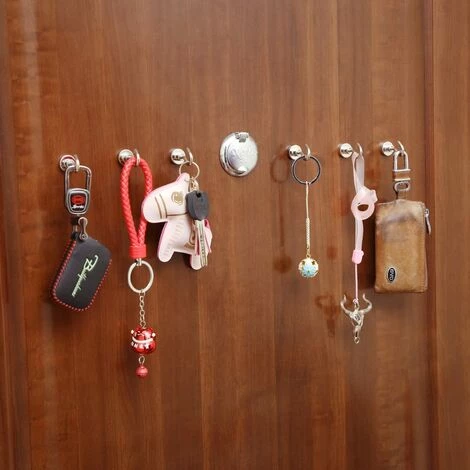 VERSAILLESFR Lot De 10 Crochets Magnétiques, 8 Kg Aimant Puissant Avec Crochet Pour Réfrigérateur, Crochet De Croisière Robuste Pour Plafond, Crochet Magnétique, Versailles 5 VERSAILLESFR Lot De 10 Crochets Magnétiques, 8 Kg Aimant Puissant Avec Crochet Pour Réfrigérateur, Crochet De Croisière Robuste Pour Plafond, Crochet Magnétique, Versailles – Image 5