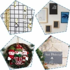 Crochets Pour Cadre Photo, Betterlife Ensemble De 50 Crochets Muraux En Métal De 50 Lb Crochets Pour Photo Avec Clous Crochet Photo Robuste Pour Cadres Photo Murs En Plaques De Plâtre Horloge Miroir -Treuil, cric, palan et accessoires Soldes Boutique 50946061 5