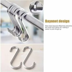Crochets En S De Suspension Multifonctions Crochets En Forme De S En Acier Inoxydable Crochet S Pour Salle De Bains Chambre Bureau Cuisine 10 Pièces, Fontainebleau 7 Crochets En S De Suspension Multifonctions Crochets En Forme De S En Acier Inoxydable Crochet S Pour Salle De Bains Chambre Bureau Cuisine 10 Pièces, Fontainebleau -Treuil, cric, palan et accessoires Soldes Boutique 51212171 3