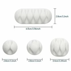 ZHUOXUAN Système De Gestion Des Cordons De Clips De Câble Blancs Polyvalents, Pour Organiser Les Cordons De Câbles à La Maison Et Au Bureau, Supports De Cordon Auto-adhésifs Organisateur De Câbles De Bureau -Treuil, cric, palan et accessoires Soldes Boutique 51459817 5