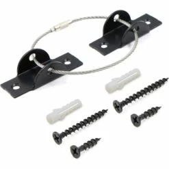 Sangles De Meubles Anti-basculement LITZEE 1 Jeu De Sangles D'ancrage De Meubles En Acier Inoxydable à L'épreuve Des Enfants Pour La Sécurité Des Enfants Et La Protection Des Chiots.