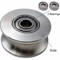 TINOR Poulie De Poulie Pour Cordes En Acier Inoxydable 304, Charge Maximale 200kg 7 TINOR Poulie De Poulie Pour Cordes En Acier Inoxydable 304, Charge Maximale 200kg -Treuil, cric, palan et accessoires Soldes Boutique 52065042 3