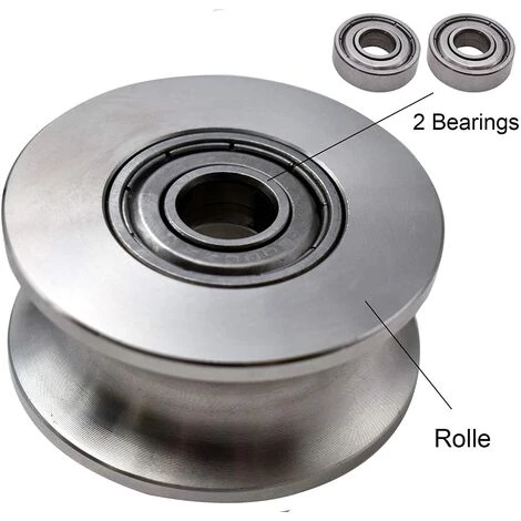 TINOR Poulie De Poulie Pour Cordes En Acier Inoxydable 304, Charge Maximale 200kg 3 TINOR Poulie De Poulie Pour Cordes En Acier Inoxydable 304, Charge Maximale 200kg – Image 3