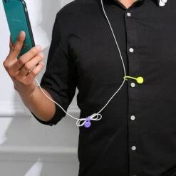 ALMI Clips De Câble Magnétique Réutilisables Silicone Attaches De Câble Réglables Câble Organisateur Idéaux Pour La Gestion Des Câbles Casque Câbles USB Des Signets Des Clés Lot De 8 -Treuil, cric, palan et accessoires Soldes Boutique 52065626 5