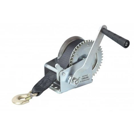 RIBIMEX Treuil à Manivelle 540kg Avec Sangle 50mmx7m 1 RIBIMEX Treuil à Manivelle 540kg Avec Sangle 50mmx7m