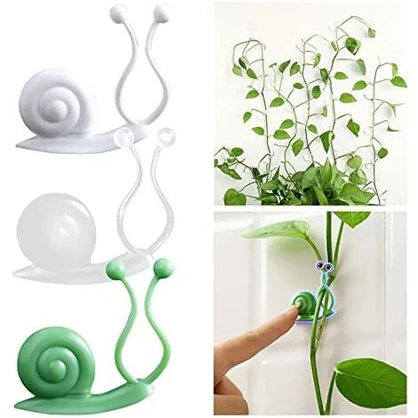 READCLY Lot De 10 Supports Réutilisables En Forme D'escargot Pour Plantes Grimpantes Et Tomates 2 READCLY Lot De 10 Supports Réutilisables En Forme D'escargot Pour Plantes Grimpantes Et Tomates – Image 2