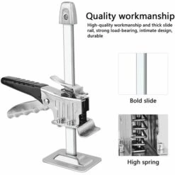 TINOR Lève-Plaques Manuel Outil De Levage Pour Bras 2 Pcs Outil De Serrage De Précision Du Bras Cric Multifonction Pour Portes Fenêtres Armoires Placards -Treuil, cric, palan et accessoires Soldes Boutique 52692017 4