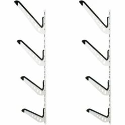 WILTEC Rack Quadruple Mural Support Rangement 4 Planches Surf Snowboard Wakeboard Skateboard Stockage