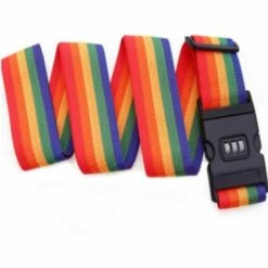 ECHOO Rainbow Color Travel Bagage Sangeuse Réglable Mot Passe Verrouillage Bague Bague Sécurisage Verrouillage Anti-vol Bagage Bande Bonding Bonding