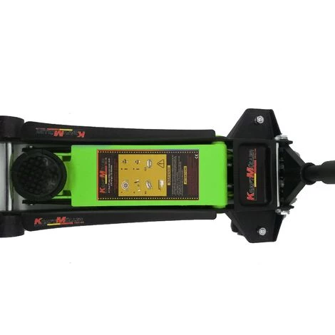 KRAFT MÜLLER Cric Hydraulique Kraft Müller Professionnel 2.25T, Haut. De Levage 49,5cm, Levée Rapide Avec Système à Double-pompe, Noir/Vert 2 KRAFT MÜLLER Cric Hydraulique Kraft Müller Professionnel 2.25T, Haut. De Levage 49,5cm, Levée Rapide Avec Système à Double-pompe, Noir/Vert – Image 2