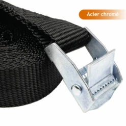 Lot De 4 Sangles D'arrimage Avec Boucle - 25 Mm X 2,5 M - Noir - Linxor - Noir 5 Lot De 4 Sangles D'arrimage Avec Boucle - 25 Mm X 2,5 M - Noir - Linxor - Noir -Treuil, cric, palan et accessoires Soldes Boutique 53074360 3
