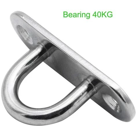 HKLFFJA Plaques à œillets Plaque De Couverture En Acier Inoxydable Plaque De Mât De 5mm Crochets De Fixation Robustes Pour Crochets Muraux Chaises Suspendues Auvent Accessoires De Bateau -6 Pièces 4 HKLFFJA Plaques à œillets Plaque De Couverture En Acier Inoxydable Plaque De Mât De 5mm Crochets De Fixation Robustes Pour Crochets Muraux Chaises Suspendues Auvent Accessoires De Bateau -6 Pièces – Image 4