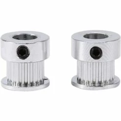 Health Gear Roue De Poulie De Courroie,Triomphe 2 Pièces Poulie GT2 20 Dents 8mm Alésage 6mm Largeur Courroie De Distribution Poulie Roue En Alliage D'aluminium Pour Imprimante 3D