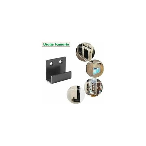 DECKON 6 Pièces Crochets Robustes En Acier Inoxydable Pour Le Montage Mural De Carreaux De Céramique Pour Accrocher Dans La Salle De Bain Et La Cuisine (Noir) 4 DECKON 6 Pièces Crochets Robustes En Acier Inoxydable Pour Le Montage Mural De Carreaux De Céramique Pour Accrocher Dans La Salle De Bain Et La Cuisine (Noir) – Image 4