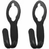 Fei Yu Jardin Porte-Tuyau, 2PCS Support Mural D'arrosage Tuyau, Arrosage Tuyau D'arrosage Crochet, Crochet Cintre En Métal Porte, Noir