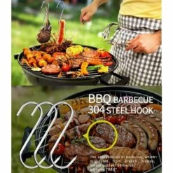 SUPERMARKET 10 Crochet De Boucher En Acier Inoxydable,s Crochets,120x4mm,Crochet S Pour BBQ,Viande,Saucisse,Batterie Cuisine,antirouille,robuste Et Durable,Superma 7 SUPERMARKET 10 Crochet De Boucher En Acier Inoxydable,s Crochets,120x4mm,Crochet S Pour BBQ,Viande,Saucisse,Batterie Cuisine,antirouille,robuste Et Durable,Superma -Treuil, cric, palan et accessoires Soldes Boutique 54053468 3
