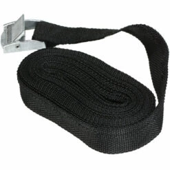 SUPERSELLER 5M Voiture Arrimage Sangle Forte Cliquet Ceinture Bagage Sac Cargo Arrimage Boucle En Métal - Le Noir -Treuil, cric, palan et accessoires Soldes Boutique 54241745 3