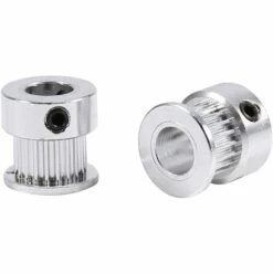 Roue De Poulie De Courroie,Triomphe 2 Pièces Poulie GT2 20 Dents 8mm Alésage 6mm Largeur Courroie De Distribution Poulie Roue En Alliage D'aluminium Pour Imprimante 3D -Treuil, cric, palan et accessoires Soldes Boutique 54251137 4