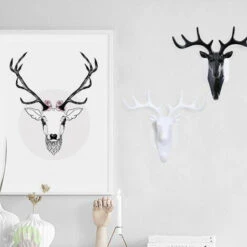 LIFCAUSAL Porte-serviettes Crochet Adhésif Forme De Tête De Cerf Wapiti Pas De Poinçonnage Crochet De Suspension Clés Murales Support Collant Coller Sur Le Mur Porte Armoire Salle De Bain Cuisine Chambre 7 LIFCAUSAL Porte-serviettes Crochet Adhésif Forme De Tête De Cerf Wapiti Pas De Poinçonnage Crochet De Suspension Clés Murales Support Collant Coller Sur Le Mur Porte Armoire Salle De Bain Cuisine Chambre -Treuil, cric, palan et accessoires Soldes Boutique 54378353 3