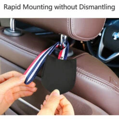 SUPERSELLER Crochets En Cuir De Haute Qualité Sièges Crochets Répressibles Crochets Pour Sièges Arrière - Beige -Treuil, cric, palan et accessoires Soldes Boutique 54447801 4