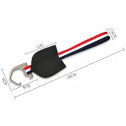 SUPERSELLER Crochets En Cuir De Haute Qualité Sièges Crochets Répressibles Crochets Pour Sièges Arrière - Beige -Treuil, cric, palan et accessoires Soldes Boutique 54447801 5