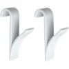 Crochet Radiateur, Crochet Radiateur Sèche Serviette, Plastique Blanc, Lot De 2，Fontainebleau