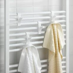 Crochet Radiateur, Crochet Radiateur Sèche Serviette, Plastique Blanc, Lot De 2，Fontainebleau -Treuil, cric, palan et accessoires Soldes Boutique 54490027 5