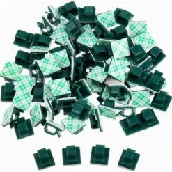 GUAZHUNIFR 100 PiècesGuazhuni Mini Clips De Câble Extérieurs Avec Ruban Adhésif Clips Câble Auto-Adhésifs Clips De Lumière De Décoration Clip De Porte-Câble Pour Noël Et Lumière De Fée ( Vert Foncé) 9 GUAZHUNIFR 100 PiècesGuazhuni Mini Clips De Câble Extérieurs Avec Ruban Adhésif Clips Câble Auto-Adhésifs Clips De Lumière De Décoration Clip De Porte-Câble Pour Noël Et Lumière De Fée ( Vert Foncé) -Treuil, cric, palan et accessoires Soldes Boutique 54700731 5