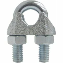 CYCLINGCOLORS 1x Serre Câble étrier 19mm 3/4" Acier Universel U Clip A = 32mm, B = 75mm, Filetage M12