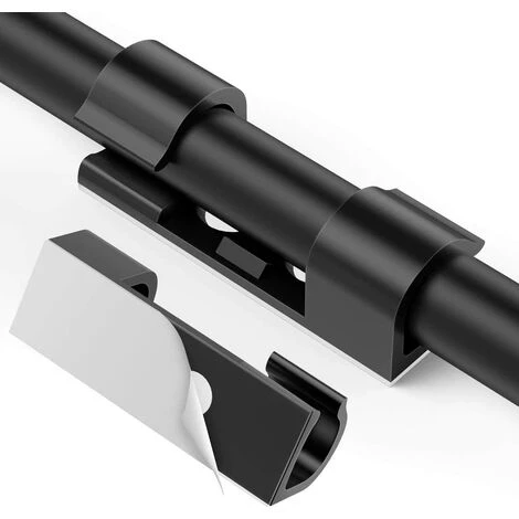 ILOVEMILAN 70PCS Clips Câbles Adhésifs Rangement De Câbles Fixation Auto Collant, Gestion De Câble Support Organiseur De Fils Electriques Pour TV/Chargeur/Voiture/PC/Bureau/Maison Noir 1 ILOVEMILAN 70PCS Clips Câbles Adhésifs Rangement De Câbles Fixation Auto Collant, Gestion De Câble Support Organiseur De Fils Electriques Pour TV/Chargeur/Voiture/PC/Bureau/Maison Noir