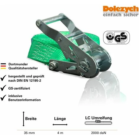 DOLEZYCH Bracelet De Ralentissement Avec Cliquet 2000 Dan 1-TLG. L: 4m 2 DOLEZYCH Bracelet De Ralentissement Avec Cliquet 2000 Dan 1-TLG. L: 4m – Image 2