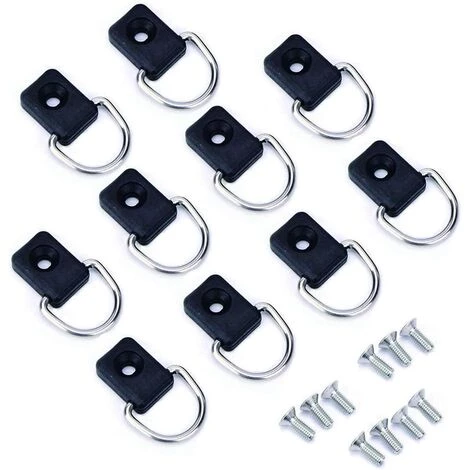 LTS FAFA Kayak D Anneau, 10 Pièces Pêche Kayak Anneaux En D, Bateau Cano? D Anneaux, Sécurité Kayak D Anneaux, Kayak D'Anneau, Pour Accessoires Voile Pêche En Cano? Kayak, Acier Inoxydable (Noir) 1 LTS FAFA Kayak D Anneau, 10 Pièces Pêche Kayak Anneaux En D, Bateau Cano? D Anneaux, Sécurité Kayak D Anneaux, Kayak D'Anneau, Pour Accessoires Voile Pêche En Cano? Kayak, Acier Inoxydable (Noir)