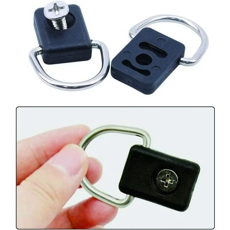 LTS FAFA Kayak D Anneau, 10 Pièces Pêche Kayak Anneaux En D, Bateau Cano? D Anneaux, Sécurité Kayak D Anneaux, Kayak D'Anneau, Pour Accessoires Voile Pêche En Cano? Kayak, Acier Inoxydable (Noir) 4 LTS FAFA Kayak D Anneau, 10 Pièces Pêche Kayak Anneaux En D, Bateau Cano? D Anneaux, Sécurité Kayak D Anneaux, Kayak D'Anneau, Pour Accessoires Voile Pêche En Cano? Kayak, Acier Inoxydable (Noir) – Image 4